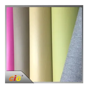 Shining Surface Artificial Leather/Synthetic Leather/PU Fabric