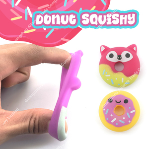 Mini Jouet Donut Fudge Classique en TPR, Jouet Mochi Extensible et à Presser, Jouet Éducatif de Décompression en Forme de Donut - Product Image 5