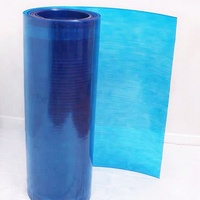 Panneaux en plastique coloré FRP, plaques plates, rouleaux de fibre de verre FRP, rouleaux de toiture GRP, rouleaux de fibre de verre bleus