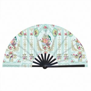 พัดพับแบบคลิกพิมพ์โลโก้ตามสั่ง ขนาด 13 นิ้ว สำหรับงานเต้นไลน์แดนซ์ งานป๊อปปิ้งแฟนซี และงานรับปริญญา - Product Image 2