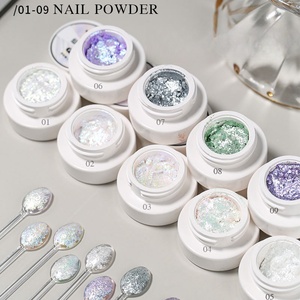 Nouveau luxe 36 couleurs <span class=keywords><strong>ongles</strong></span> paillettes poudre Aurora arc-en-ciel solide magique miroir paillettes <span class=keywords><strong>déco</strong></span> <span class=keywords><strong>pour</strong></span> acrylique Nail Art brillant caractéristique - Product Image 2