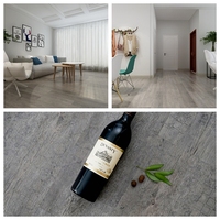 Plancher en vinyle SPC à emboîtement moderne en bois grainé 4-8 mm avec surface antidérapante et garantie de plus de 5 ans pour la chambre à coucher