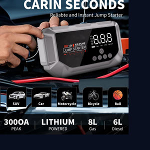 <span class=keywords><strong>D</strong></span>émarreur de voiture intelligent 10 000 mAh avec <span class=keywords><strong>lampe</strong></span> LED et gonfleur de pneus, booster <span class=keywords><strong>d</strong></span>'urgence pour véhicules essence 4,0 L et diesel 2,8 L - Product Image 5