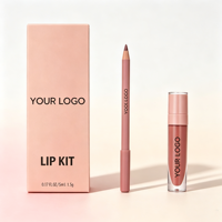 Kit Lèvres 2-en-1 Hydratant et Mat Nude Effet Lisse avec Crayon Contour des Lèvres et Gloss – Vente en Gros, Marque Privée