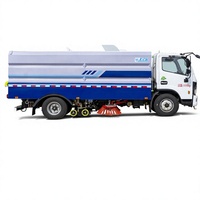 Camion de nettoyage de voirie 100 % électrique à énergie nouvelle, balayeuse de rue à charge rapide avec pulvérisation d'eau