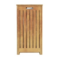 Panier à linge et organisateur de vêtements en bois moderne, flexible, écologique et durable pour la chambre à coucher