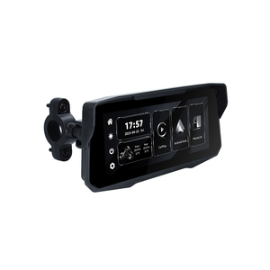 Keykeer nóng bán giá thấp 6.86 "tay lái gắn trên xe máy GPS navigation Màn hình Carplay Android Auto 4 gam LTE trang bị thêm <span class=keywords><strong>Kit</strong></span> - Product Image 1