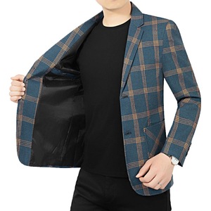 Completo Blazer Casual da Uomo Primavera-Autunno 2025, Outfit per Papà Giovane e di Mezza Età, Abito Monopetto da Uomo - Product Image 3
