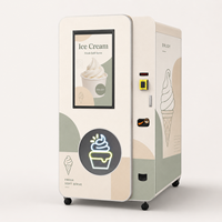 Machine à crème glacée automatique intelligente à distribution rapide en 15 secondes, certifiée CE RoHS, pour centre commercial
