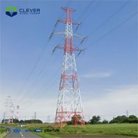 Torre de Transmisión Eléctrica para Aviación, para Proyectos de Líneas de Transmisión Aérea de Alta Tensión