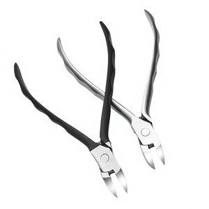 Professional Stainless Steel Nail Clipper Wide Jaw Opening Thick Nails Adult Use Flat Blade Sharp Tip Simple Style MORGANS - Product Image 1