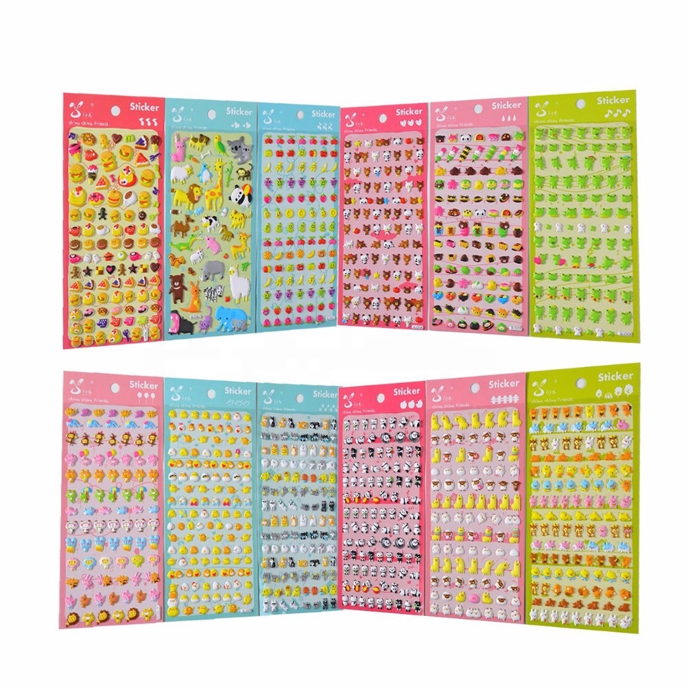 Eva пенная наклейка для детей 3d Мультяшные пышные наклейки