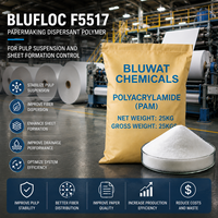 Agent de dispersion anionique polyacrylamide BLUFLOC F5517 pour l'industrie papetière