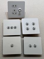 Interrupteur mural à bascule double pôle 86 250V 1/2/3/4 GANG 10A, design fin, cadre en acier inoxydable, blanc, prise de charge USB Type-C