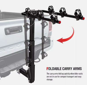 4 bicicleta enganche soporte estante 2 pulgadas receptor coche camión <span class=keywords><strong>remolque</strong></span> para coches camiones SUVs furgonetas RVs accesorios para automóviles - Product Image 4