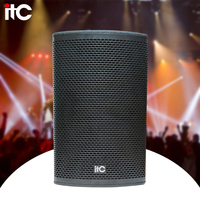 Haut-parleurs professionnels à double voie avec coque métallique, système de son surround 200W