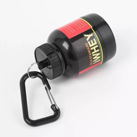 Olerd 200ml Contenant portable mini pour protéines de lactosérum en poudre, Bouteille de protéines avec porte-clés et logo personnalisé