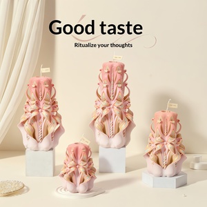 Bougie sculptée, aromathérapie, faite à la main, anniversaire, Noël, mariage, cadeau pour petite amie, souvenir, ornement <span class=keywords><strong>d</strong></span>écoratif <span class=keywords><strong>d</strong></span>'<span class=keywords><strong>ambiance</strong></span> - Product Image 2