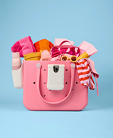 Bolsa de Playa Pequeña, Impermeable, Portátil, de Moda, de EVA, Compacta, de Goma, para Organizar Artículos Esenciales, para Verano y Actividades al Aire Libre