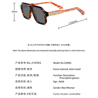 Lunettes de soleil carrées surdimensionnées classiques en acétate de haute qualité 2025, verres polarisés TAC UV400, logo personnalisé, Lentes De Sol