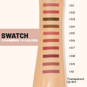 <span class=keywords><strong>2</strong></span>-in-1 Samtig-matter Lipliner-Stift, Wasserfest, Natürlich, Aufpolsternd, Konturierend, Durchsichtiges Hochglanz-Lippenöl, Fester Lippenstift in 10 Farben - Product Image 5