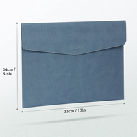 Porte-documents A4 YY en cuir PU, sac rigide écologique et durable, avec doublure en polyester simple, organiseur de dossiers avec fermeture à boucle