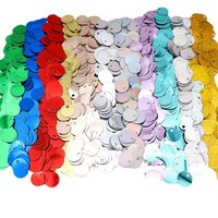 Perles rondes en PVC de 25 mm, semi-perforées, électro-plaquées, pour la confection de vêtements, accessoires de mode, embellissements de sacs, garnitures