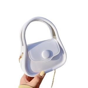 <span class=keywords><strong>2023</strong></span> caramella ragazza piccola Mini borsa carina piccola gelatina borsa con chiusura a cerniera fodera in poliestere per le donne - Product Image 3