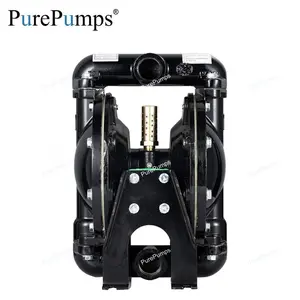 1inch 100psi max working pressure discharging air operated double diaphragm chemical industrial booster pump