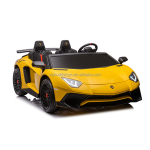 Giocattoli per bambini alimentazione a batteria per bambini Big Two Seats 24V Ride on Real Lamborghini Kids Big Cars for Children - Product Image 4