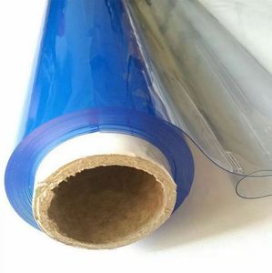 Rouleau de feuille de plastique PVC transparente, film flexible transparent, dureté personnalisée pour l'emballage, l'impression, la publicité et l'utilisation agricole - Product Image 1