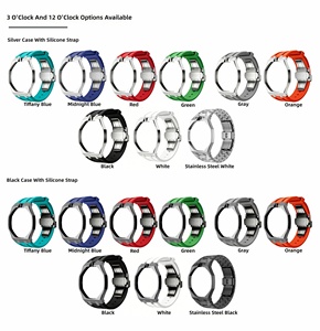Nouveau design, boîtier en acier inoxydable, bracelet en silicone pour la montre Royl Pop Collaboration, kit de modification et de protection - Product Image 6