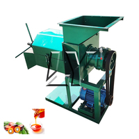 Mini Presse à Huile de Palme 500KG/H, Machine d'Extraction Automatique avec Moteur Diesel, Économique et Efficace