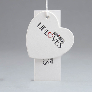 Étiquettes volantes en papier lin pour vêtements, étiquettes de prix avec ficelle et épingle de sûreté - Product Image 3