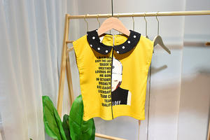 Venta al por Mayor de Conjuntos de Ropa para Niños, Estilo Nuevo, Camiseta sin Mangas y Vestido Negro para Niñas - Product Image 4