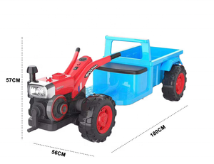 Auto Elettrica Giocattolo per Bambini, Trattore a 4 Ruote con Batteria 12V, Grande Macchina Cavalcabile per Bambini in Plastica PP - Product Image 5