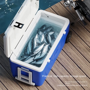 Boîte de pêche en mer isotherme en <span class=keywords><strong>plastique</strong></span> modèle Sen Tai 3325 ; Réfrigération et congélation adaptées ; Grande capacité ; Camping en plein air ; Équipée - Product Image 3