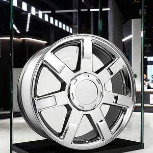 Nouvelles jantes en alliage d'aluminium forgé argentées de 20 pouces pour Escalade EXT ESV, design concave, PCD 139,7 mm, ET 20 mm, 25 mm, 30 mm - Product Image 1