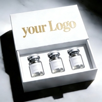 Boîtes en papier de luxe de haute qualité personnalisées pour flacons de peptides de 3 ml, 5 ml, 10 ml, emballage de flacons de recharge