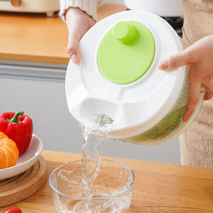 Outil de cuisine manuel multifonctionnel en plastique Laveuse de légumes <span class=keywords><strong>à</strong></span> main Sécheuse de fruits <span class=keywords><strong>Essoreuse</strong></span> de <span class=keywords><strong>salade</strong></span> pour la préparation de <span class=keywords><strong>salade</strong></span> de fruits - Product Image 3