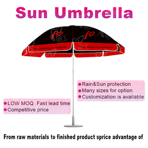 Fabriqué en usine sur mesure Grand parapluie bon marché Parapluie de plage extérieur Imperméable toutes saisons Parapluie parasol facile à monter - Product Image 3