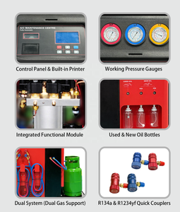 LAUNCH Value-1000plus Machine <span class=keywords><strong>de</strong></span> récupération informatisée <span class=keywords><strong>pour</strong></span> climatisation automobile, double réfrigérant R134a 1234, avec fonction <span class=keywords><strong>de</strong></span> rinçage - Product Image 6