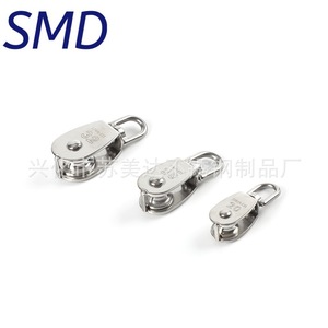รอกสแตนเลส SMD M25 รอกเดี่ยวสำหรับยกโซ่ลวด  ชิ้นส่วนแกนรับน้ำหนัก - Product Image 3