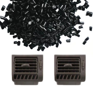 Componente de mango de hierro, escudo térmico de ABS modificado contra impactos, negro - Product Image 3