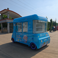 Chariot alimentaire électrique léger certifié DOT, design de dessin animé personnalisé, boutique de snacks mobile (peinture gratuite), idéal pour les parcs d'enfants/festivals