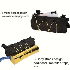 Portabicicletas, Portabicicletas Delantero para <span class=keywords><strong>Bicicleta</strong></span> de Montaña, Portaequipajes Trasero, Bolsa de Ciclismo Multifuncional Impermeable, Portátil y Versátil - Product Image 6
