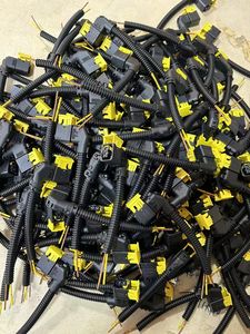 2 pines Auto ABS bomba rueda delantera coche reemplazo enchufe piezas automóvil arnés de cableado Sensor cable conector 357973202 - Product Image 5