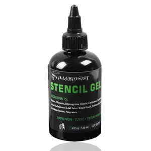 Gel de transferência para tatuagem, para transferência de estêncil, 4oz, gel de transferência