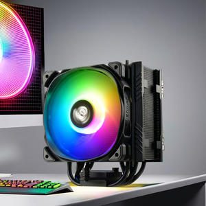 ซีพียูคูลเลอร์ ZeroMaster คุณภาพสูง RGB LED ARGB ระบายความร้อนด้วยอากาศ 4 พิน ฮีทไปป์ 12V ทองแดง สำหรับโปรเซสเซอร์เกมมิ่ง - Product Image 2