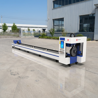 Mesin Pemotong Pipa Laser Fiber Pendingin Air CNC 3-Axis Presisi Tinggi Leadhan Laser PT 6024 untuk Baja Tahan Karat